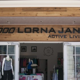 Lorna Jane non-illuminated custom storefront sign