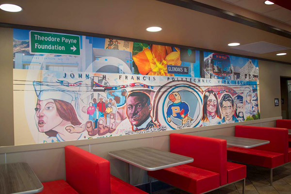 custom printed wall coverings for california
