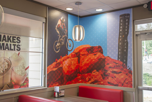 stunning restaurant wall coverings by agretail