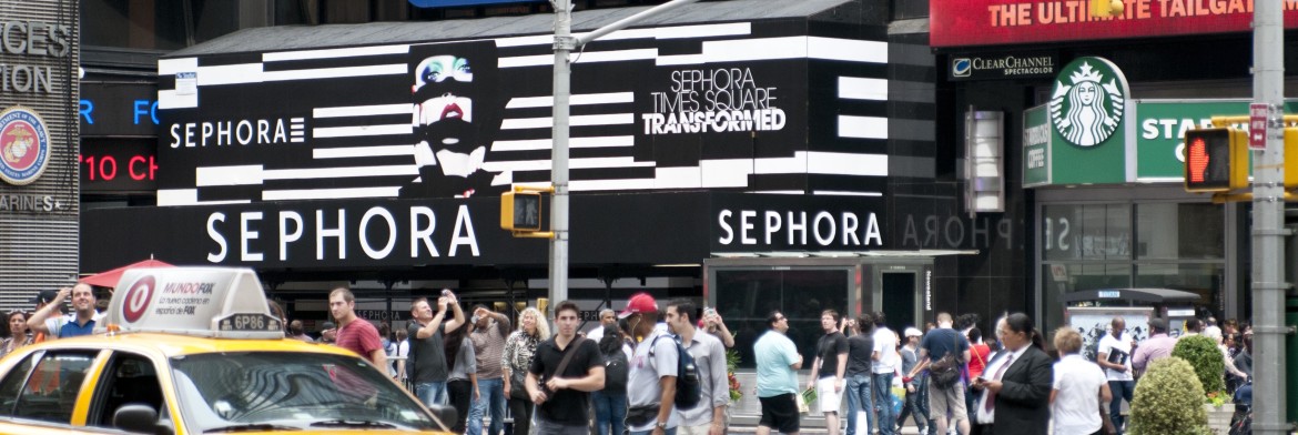 Retail Barricade Graphics for Sephora