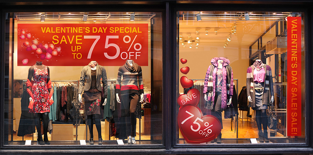 Valentines Storefront Graphics