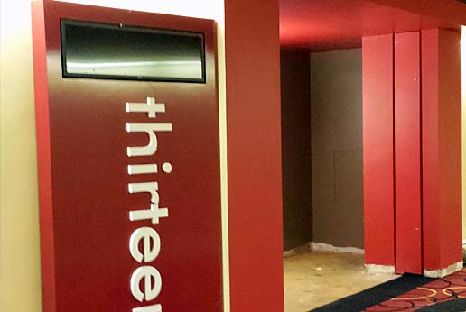 wayfinding signage systems for amc theatres