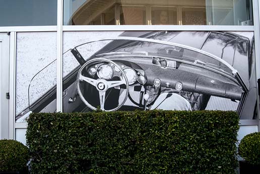 ferrari california t launch at walt disney concert hall in los angeles