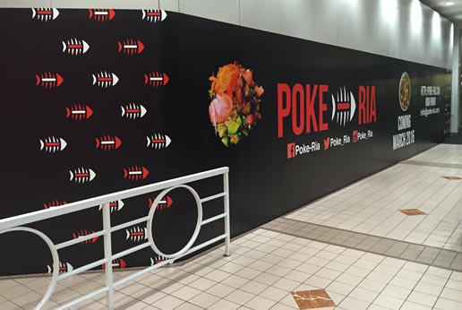 Poke-Ria California Restaurant Launch Graphics